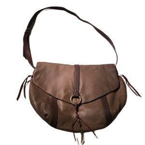 Lucky Brand boho Leather Crossbody Purse
